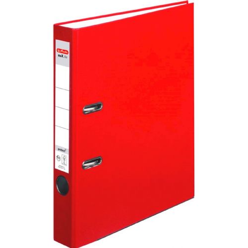 Herlitz registrator Max File, A4, 50 mm, rdeč
