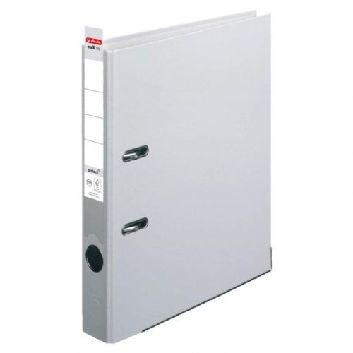 Herlitz registrator Max File, A4, 50 mm, siv