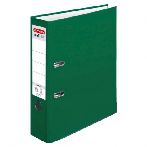 Herlitz registrator Max File, A4, 80 mm, zelen