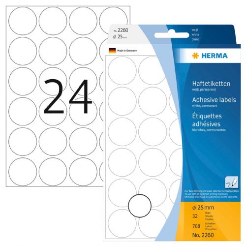 Herma nalepke Vario, fi 25mm, 32/1