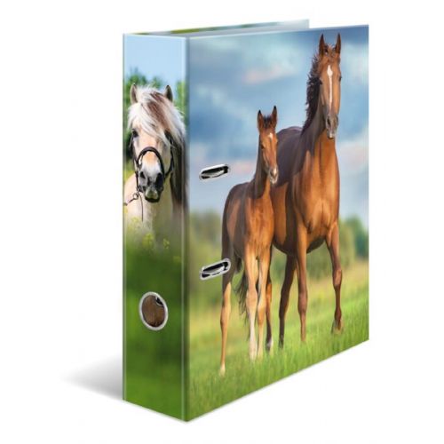 Herma registrator, A4, 70 mm, Favorite animals Konj