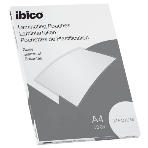 IBICO žepki za plastificiranje Basic Medium, A4, 100mic, 100/1