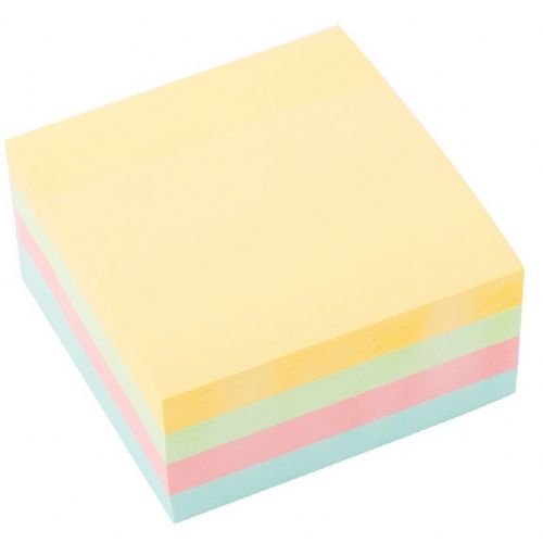 Samolepilni lističi Levia 009327, 76 mm x 76 mm, 400 lističev, pastelne barve