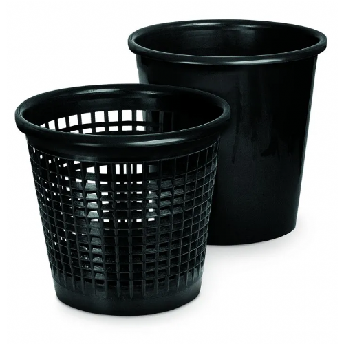 Koš za smeti Forpus, 10 l, PVC, črn