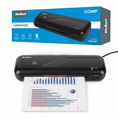 Laminator Rebel A4 za plastificiranje
