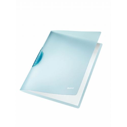 Leitz clip mapa, A4, sv.modra