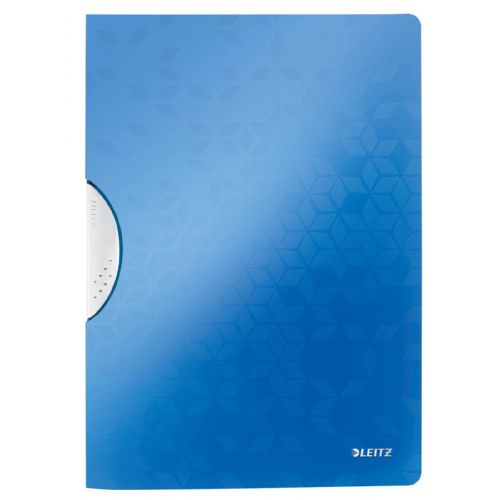 Leitz clip mapa WOW, A4, modra
