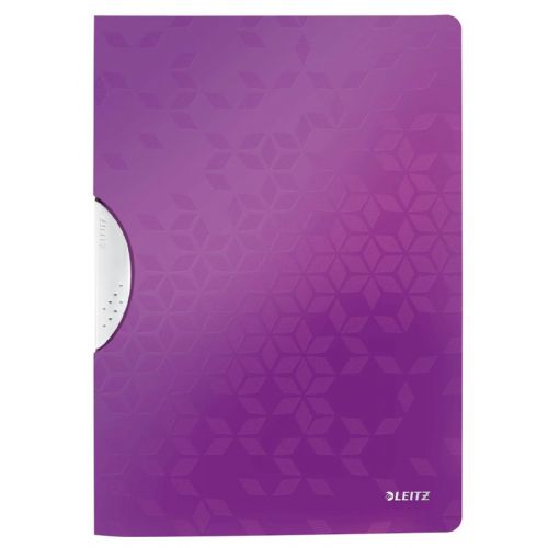 Leitz clip mapa WOW, A4, vijola
