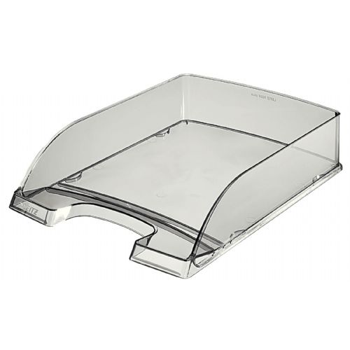 Leitz kaseta za dopise transparent, A4, siva