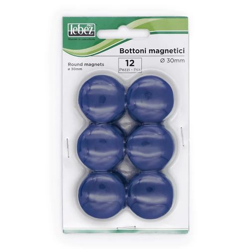 Magnetki lebez 30mm 1/12 (modri)