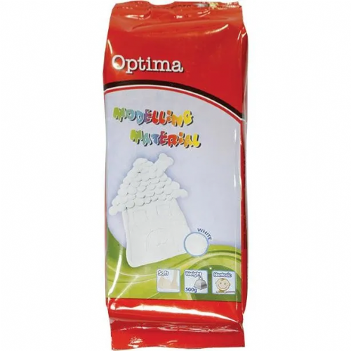 Modelirna masa Optima bela, 500g
