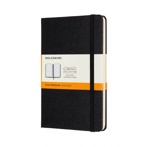 Moleskine notebook, Medium, črtni, trde platnice