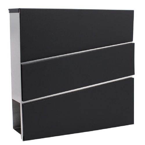 Nabiralnik inox + črna