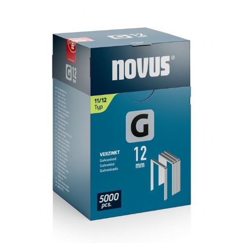 Novus Sponke za tapetniški spenjač Tip G 11/12, 5000 kos, ploščate
