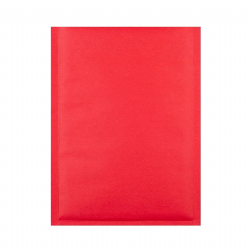 Oblazinjena kuverta D/14, RDEČA, 180 x 265 mm