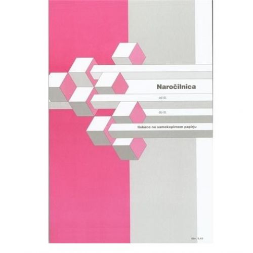 Obrazec naročilnica 5,43, A4 format, tiskani poslovni obrazec