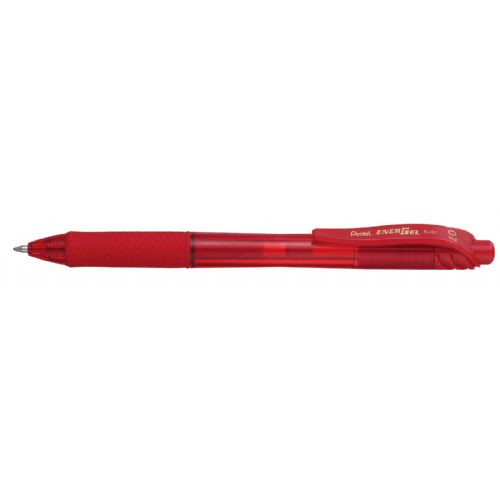 Pentel roler gel Energel BL107, rdeč