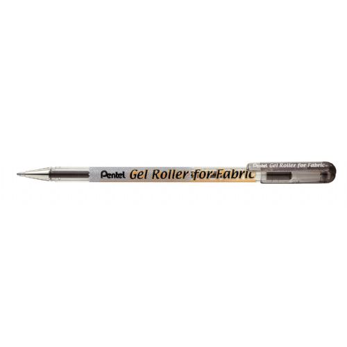 Pentel roler gel fabric BN15, črn