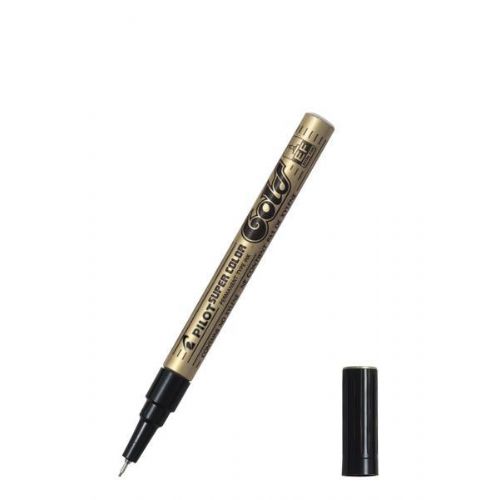Pilot Marker SUPER COLOR, EXTRA FINE, zlata SC-EF-GD