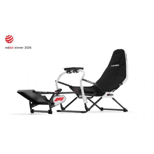 Dirkaški sedež Playseat Challenge DD – F1 Edition, nastavljiv okvir, ActiFit tkanina, prostorsko varčen dizajn