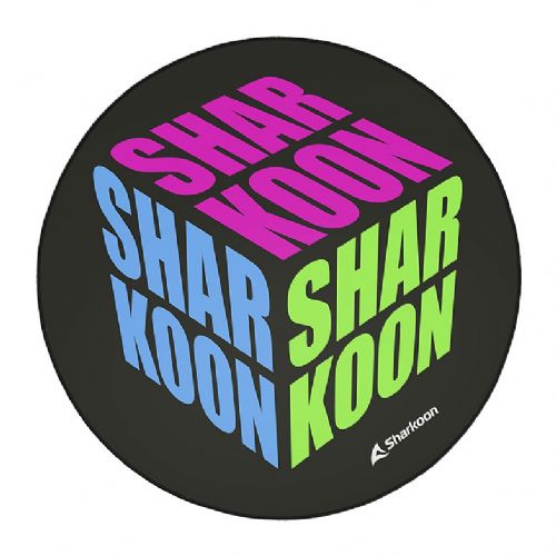 Podloga za stole Sharkoon SFM11 poliester 1200x1200 mm nedrseča roza/zelena