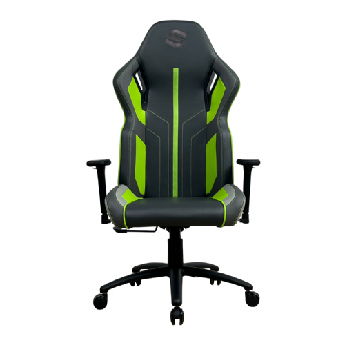 Gaming stol Spawn Lite, 3D nasloni za roke, nosilnost 150 kg, kot nagiba 125°, siva barva