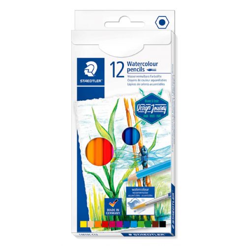 Staedtler barvice akvarel Design Journey, 12/1 v kartonski škatli