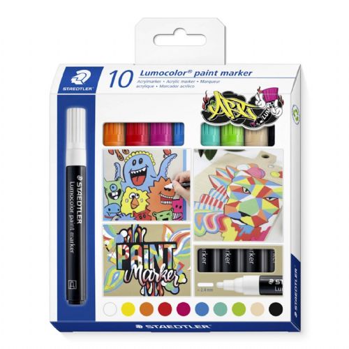 Staedtler markerji Lumocolor Paint Acrylic, 10/1