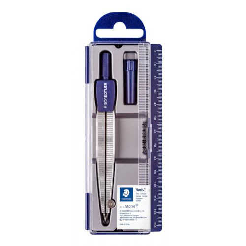 Staedtler šestilo, Noris, srebrno, v plastični škatli