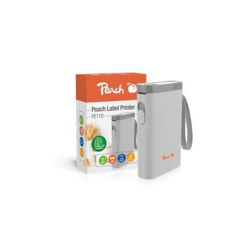 Tiskalnik nalepk Peach PE110, Bluetooth, bela
