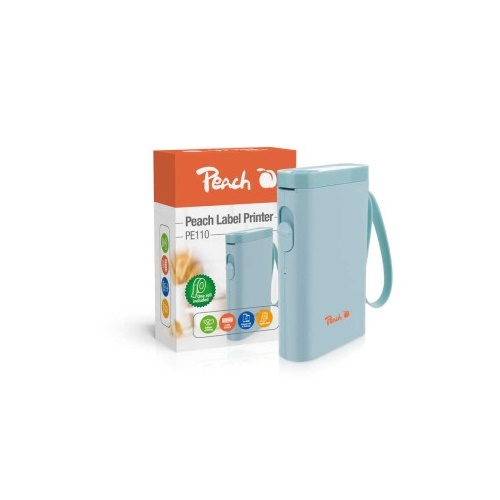 Tiskalnik nalepk Peach PE110, Bluetooth, modra