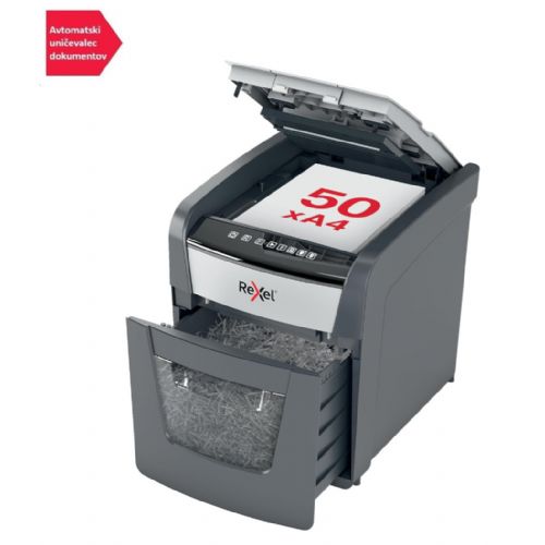 Uničevalec dokumentov rexel auto+ 50x 4x28/p4 optimum