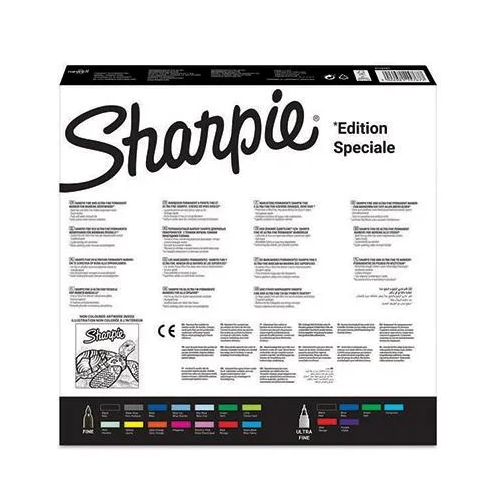 Marker Sharpie fine+ul.fine 20/1 Želva 2