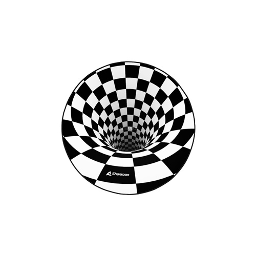 Zaščitna podloga Sharkoon Skiller,12 3D Vortex, črna/bela