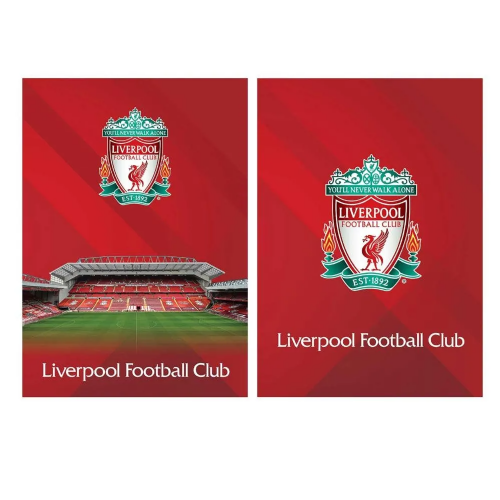 Zvezek z trdimi platnicami Liverpool A4
