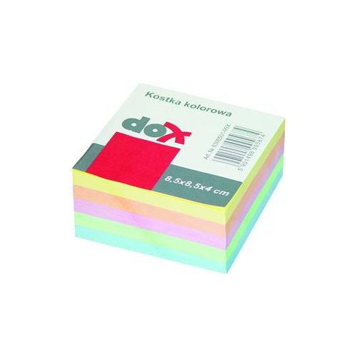 Donau Kocka blok barvna lepljena (85x85x40mm)