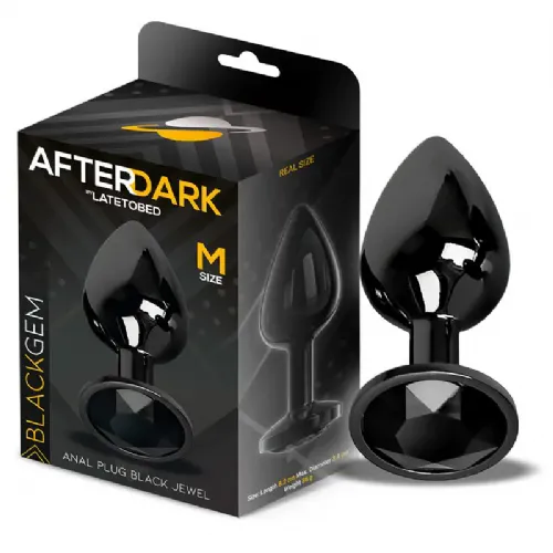 ANALNI ČEP After Dark BlackGem Medium