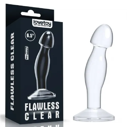 Analni čep Lovetoy Flawless Clear Prostate Plug 6,5