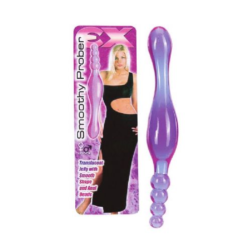 Analni stimulator Seven Creations Smoothy Prober, 20 cm, vijoličen