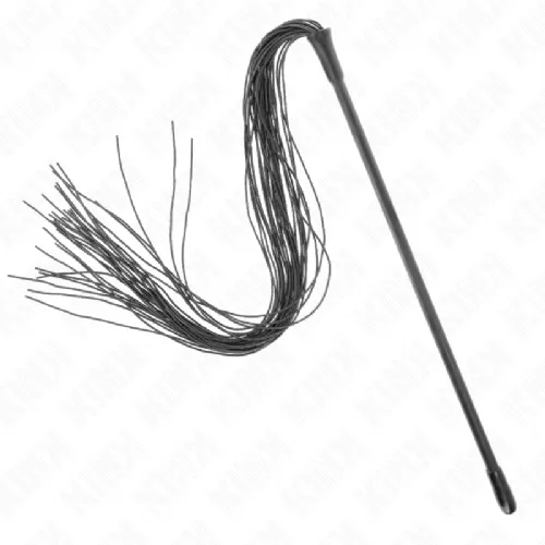 Bič Kink silicone, črn 60 cm