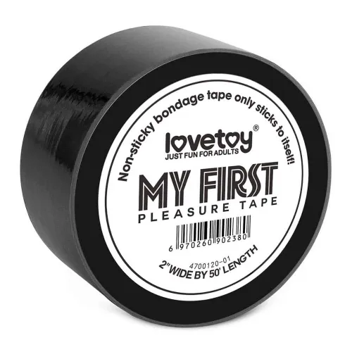 Bondage trak LoveToy Non-Sticky, črn