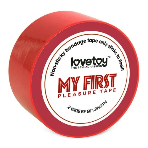 Bondage trak LoveToy Non-Sticky, rdeč