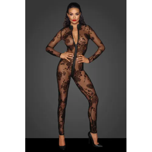 CATSUIT Noir Handmade F237