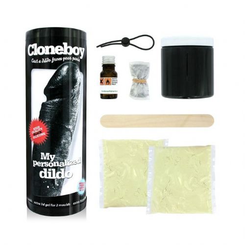 Komplet za odlitek penisa Cloneboy Dildo, črn