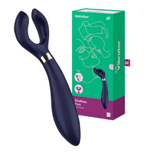 Vibrator za pare Satisfyer Endless Fun (moder)