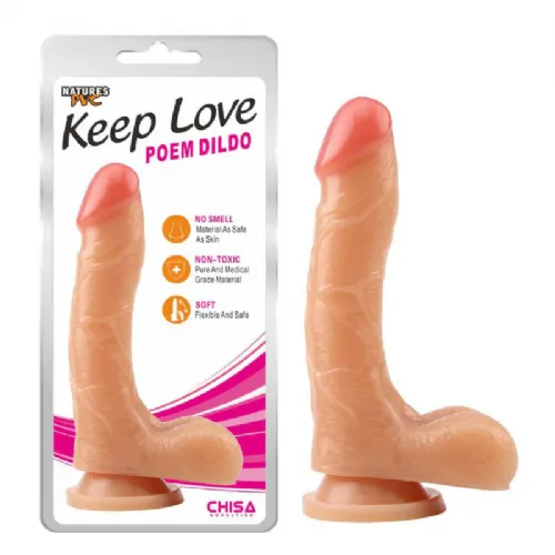 Dildo Chisa Novelties Poem, 21 cm, svetle kožne barve