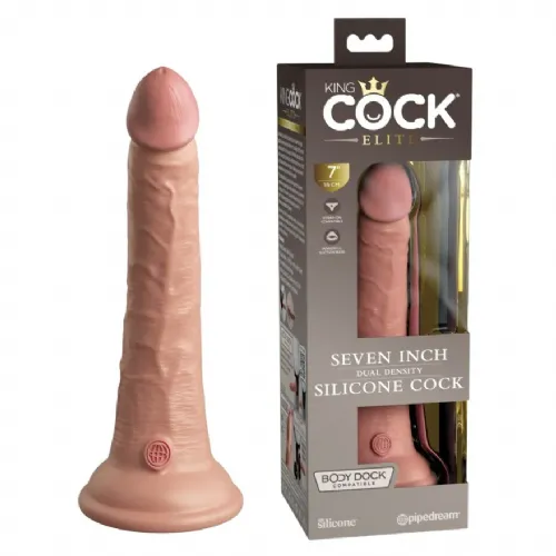 Dildo King Cock Elite Dual Density 7 Light
