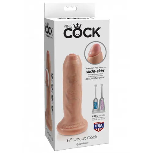 DILDO King Cock Uncut 6"