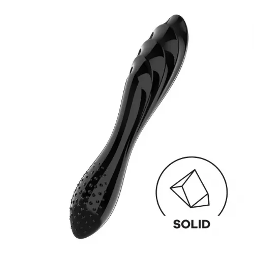 Dildo Satisfyer Dazzling Crystal 1, črn