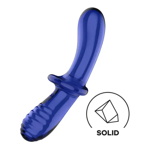 Dildo Satisfyer Double Crystal, moder